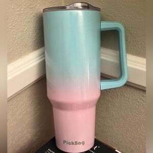 Gradient Blue and Pink 40 oz Tumbler
